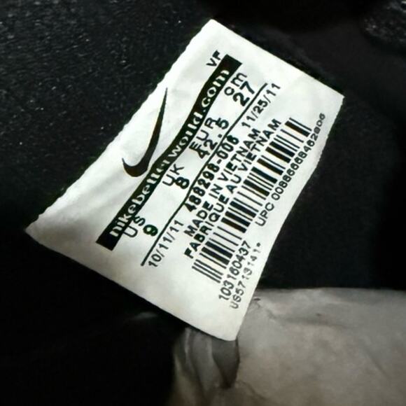 2012 Nike Air Force 1 Black Old Game Royal main image 5